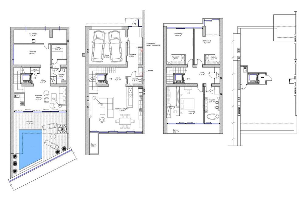 Стильный котедж у самого синего моря.