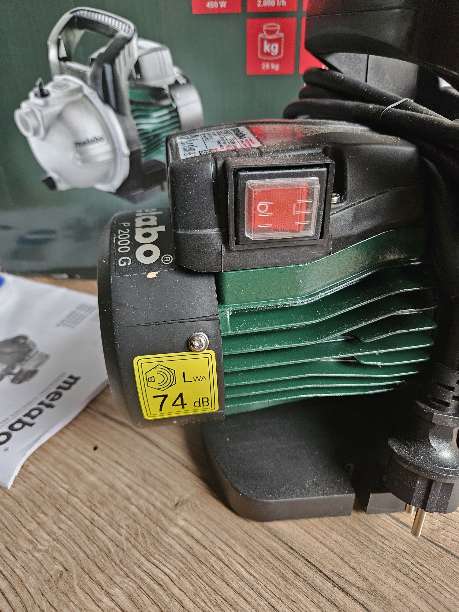 Pompa do hydroforu Metabo P2000G. 450 W.