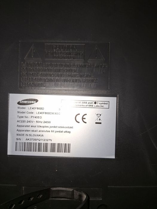 Lcd samsung 40 polegadas