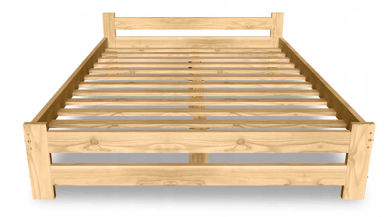 Nowe ŁÓŻKO DREWNIANE 160x200 Sosna Stelaż Producent | *PROMOCJA*