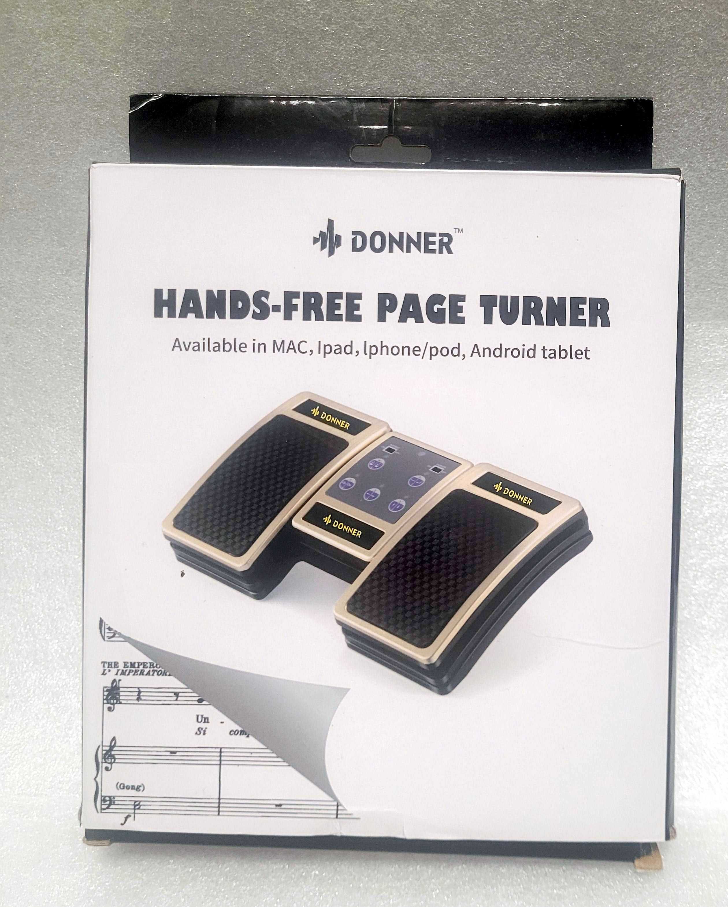 Donner hands-free turner Pedał do tabletów telefonów zmieniania stron