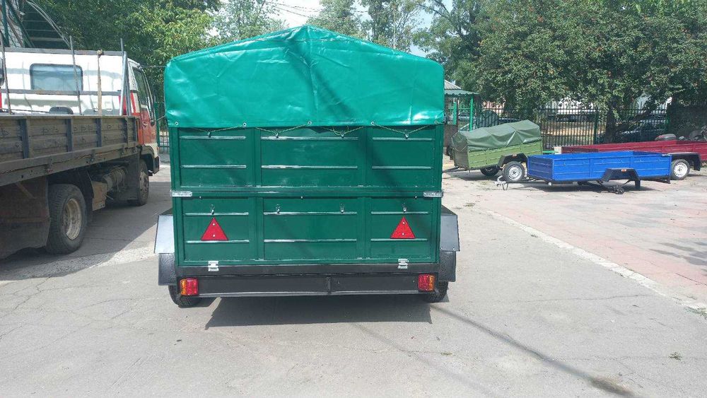 Прицеп двухосный 2500на1400 с усиленным бортом 450 Хит продаж