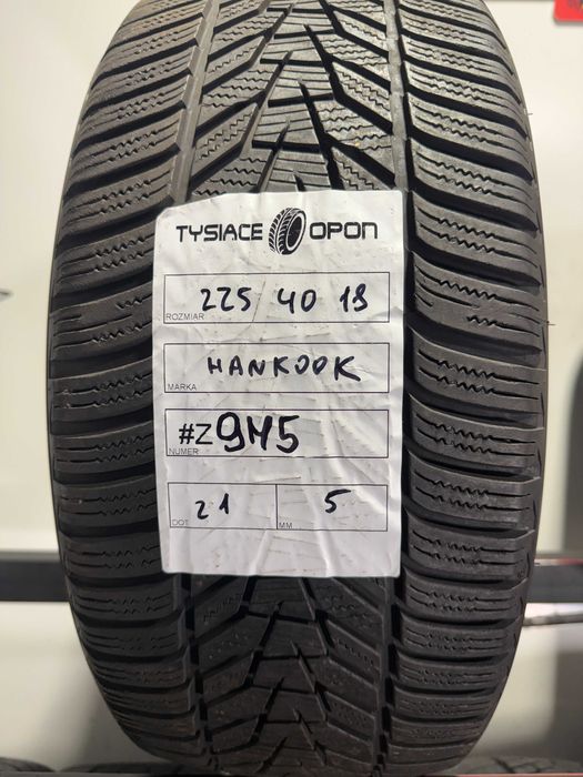 Opony Zimowe 225/40/18 Hankook WinterIceptEvo3 #Z975