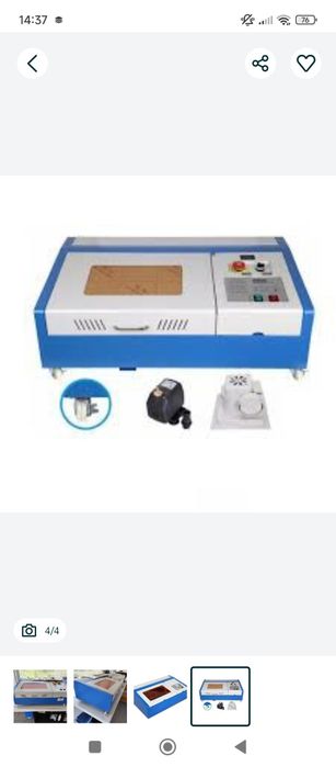 Laser de gravação e corte