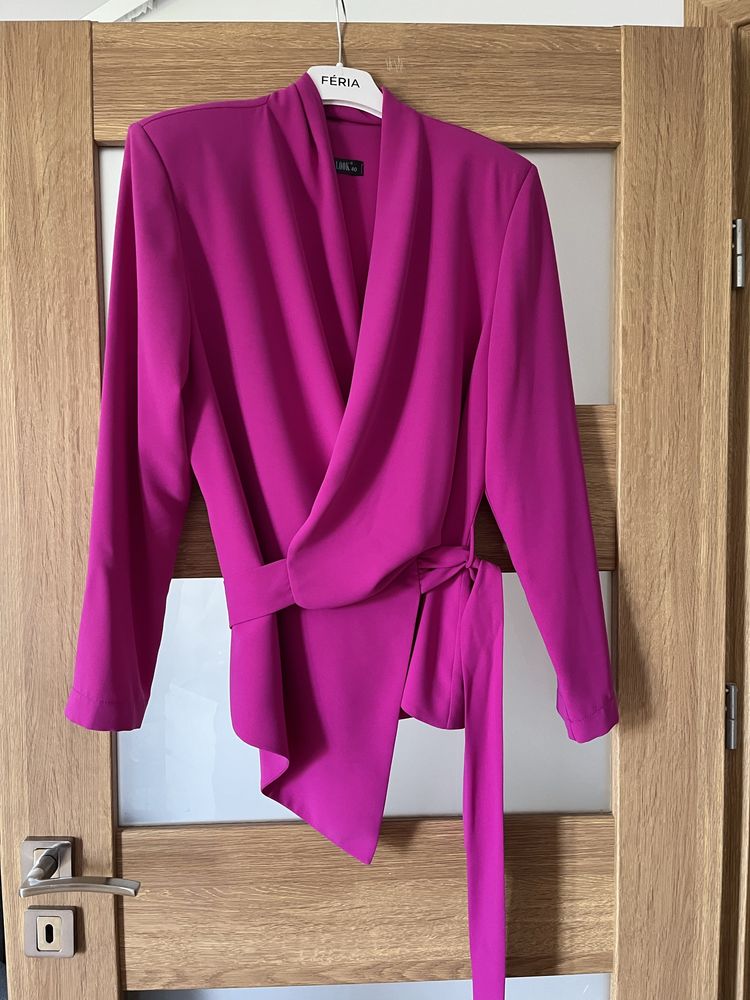 FERIA Elite Look piękny|stylowy|elegancki komplet fuksja r.40