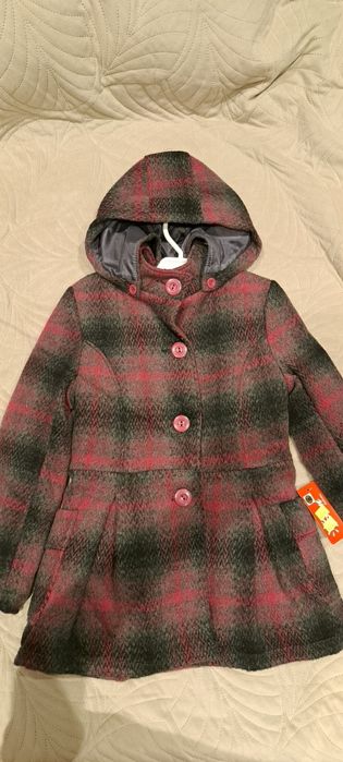 Płaszczyk zimowy dla dziewczynki r.146