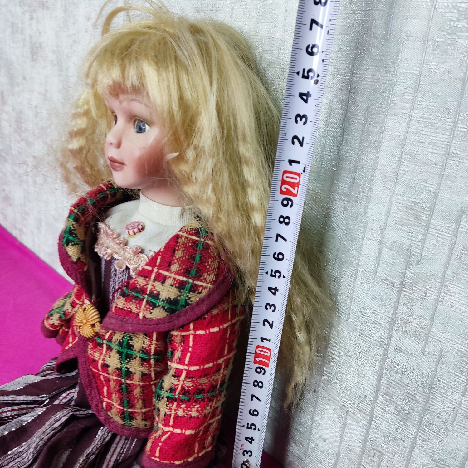 Большая керамическая фарфоровая кукла игрушка для детей