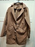 Plasz jesienny camel M/L