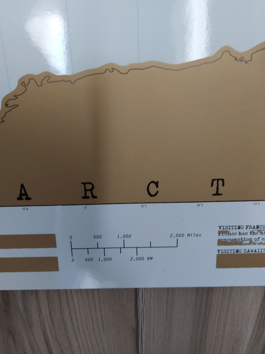 Mapa zdrapka - Luckies of London