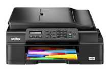 Drukarka Brother MFC-J200, po wymianie tonerów (oryginalne) skaner fax