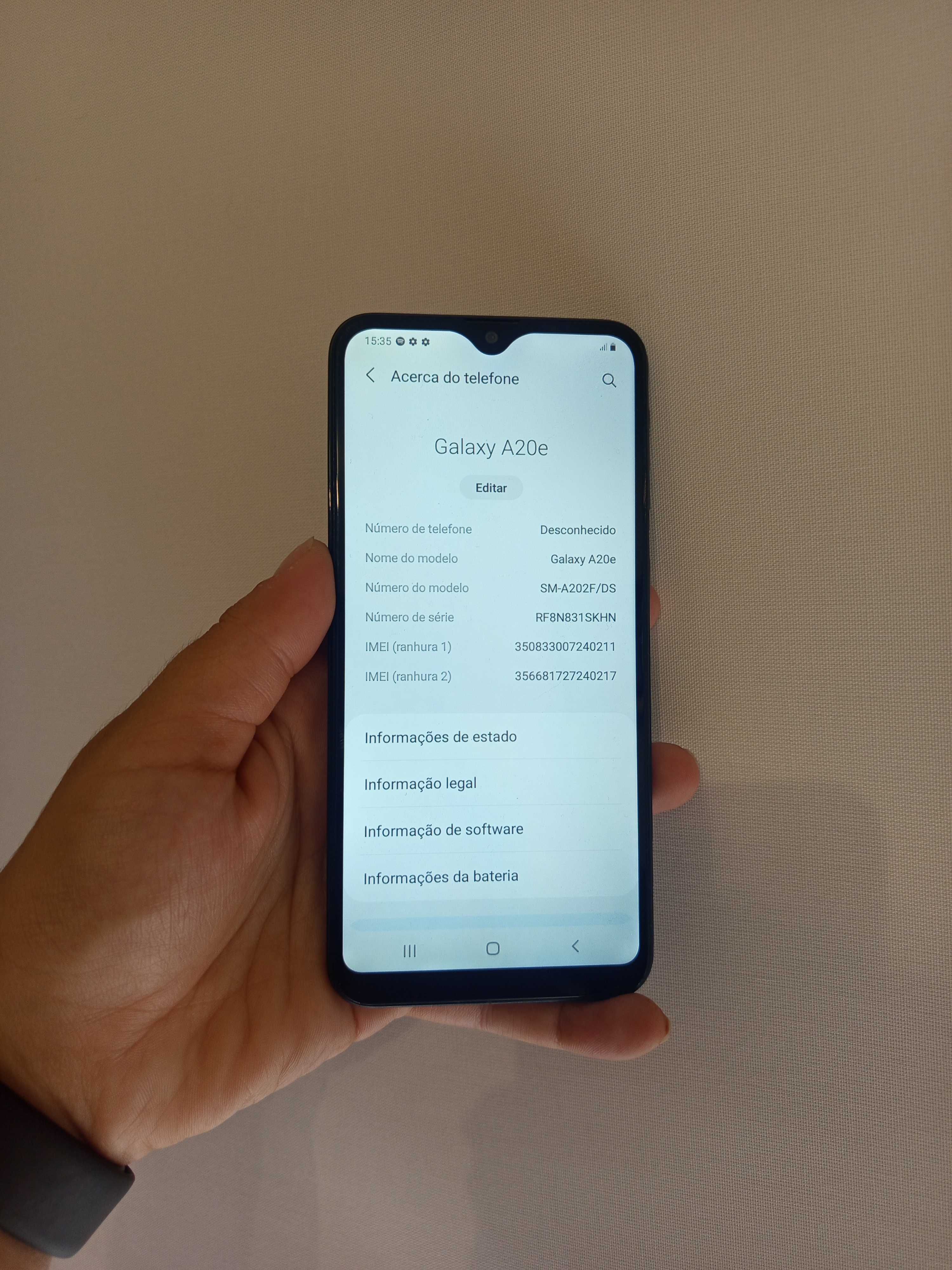 Samsung Galaxy A20e