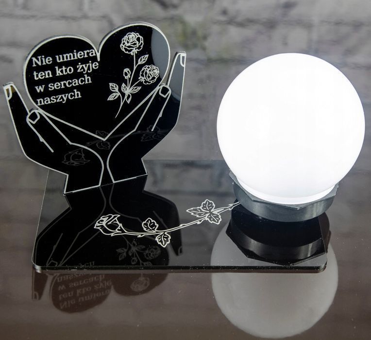 Znicz led znicz solarny statuetka led na cmentarz