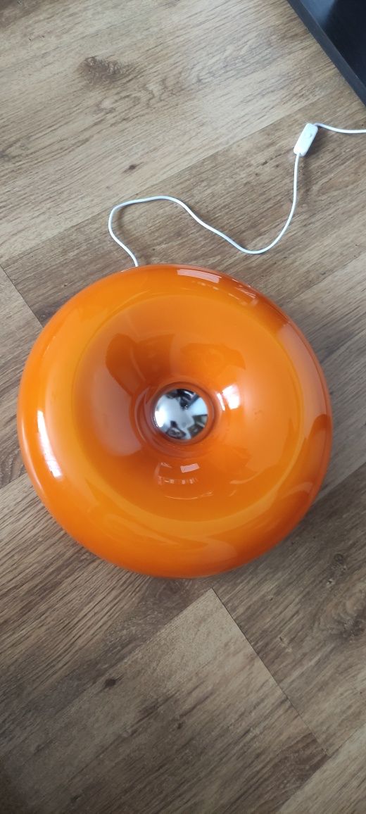 Lampa donout pomarańczowa