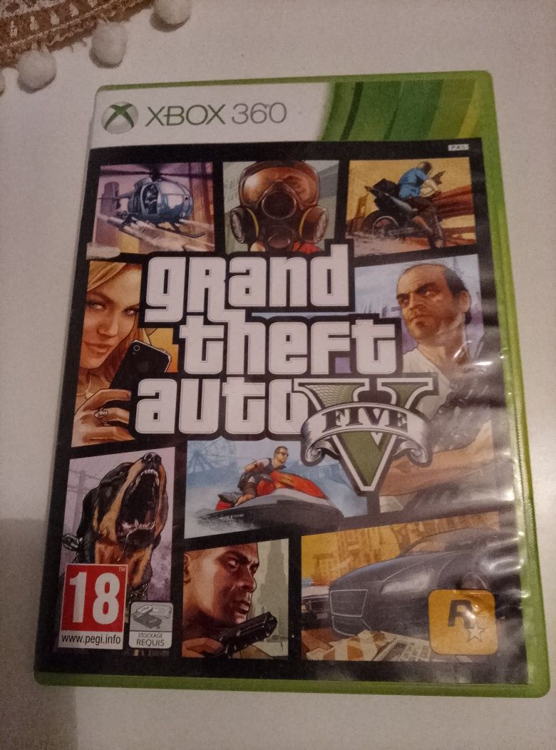 GTA V Xbox 360 z mapką