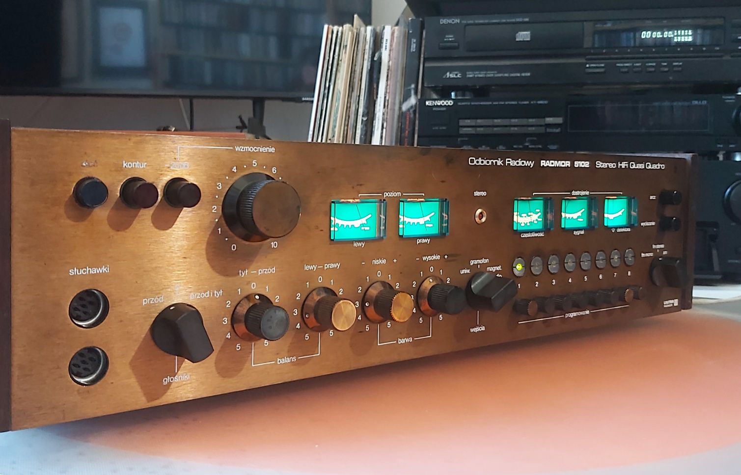 Amplituner Radmor 5102 HIFI quasi quadro-top stan