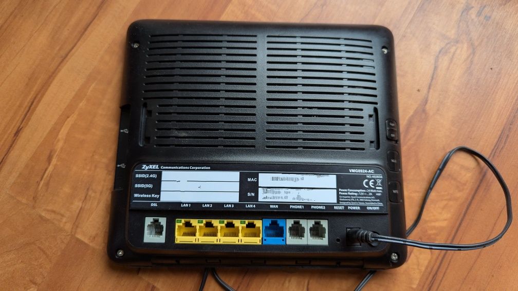 router zyxel vmg-8924 ac