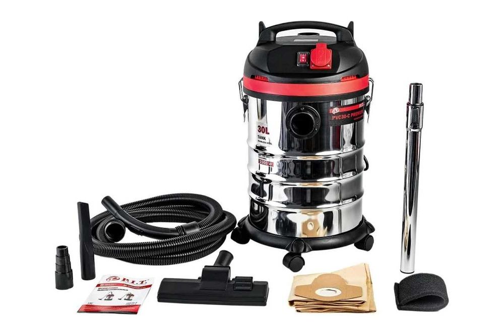 Пилосос будівельний P.I.T. PVC30-C - 1800Вт / 30л / шланг 3м