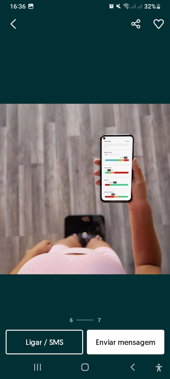 Balança monitor prozis smart scale como nova
