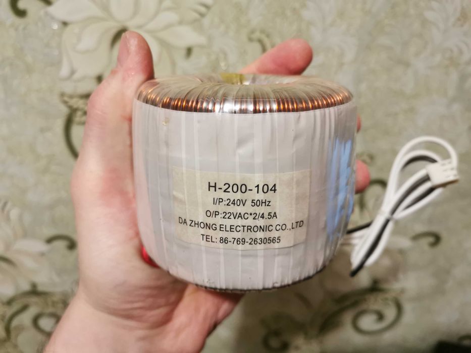 Трансформатор тороидальный для усилителя или другой техники