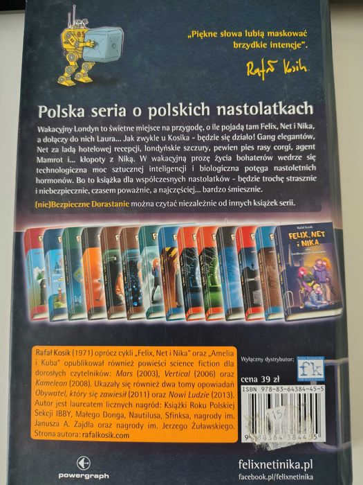 "Felix, Net i Nika oraz Pałac Snów" Rafał Kosik