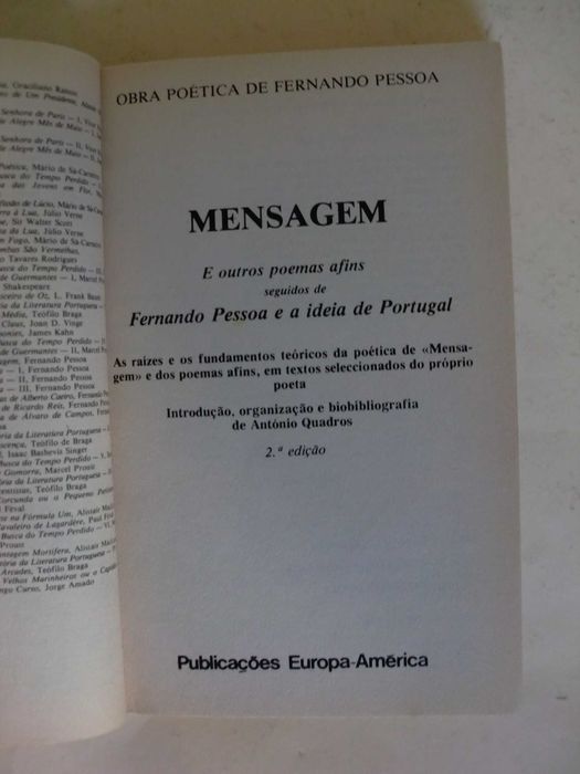 Fernando Pessoa - Mensagem e outros poemas afins