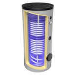 Bojler pionowy 300 l z dwoma wężownicami spiralnymi - SOLARNY