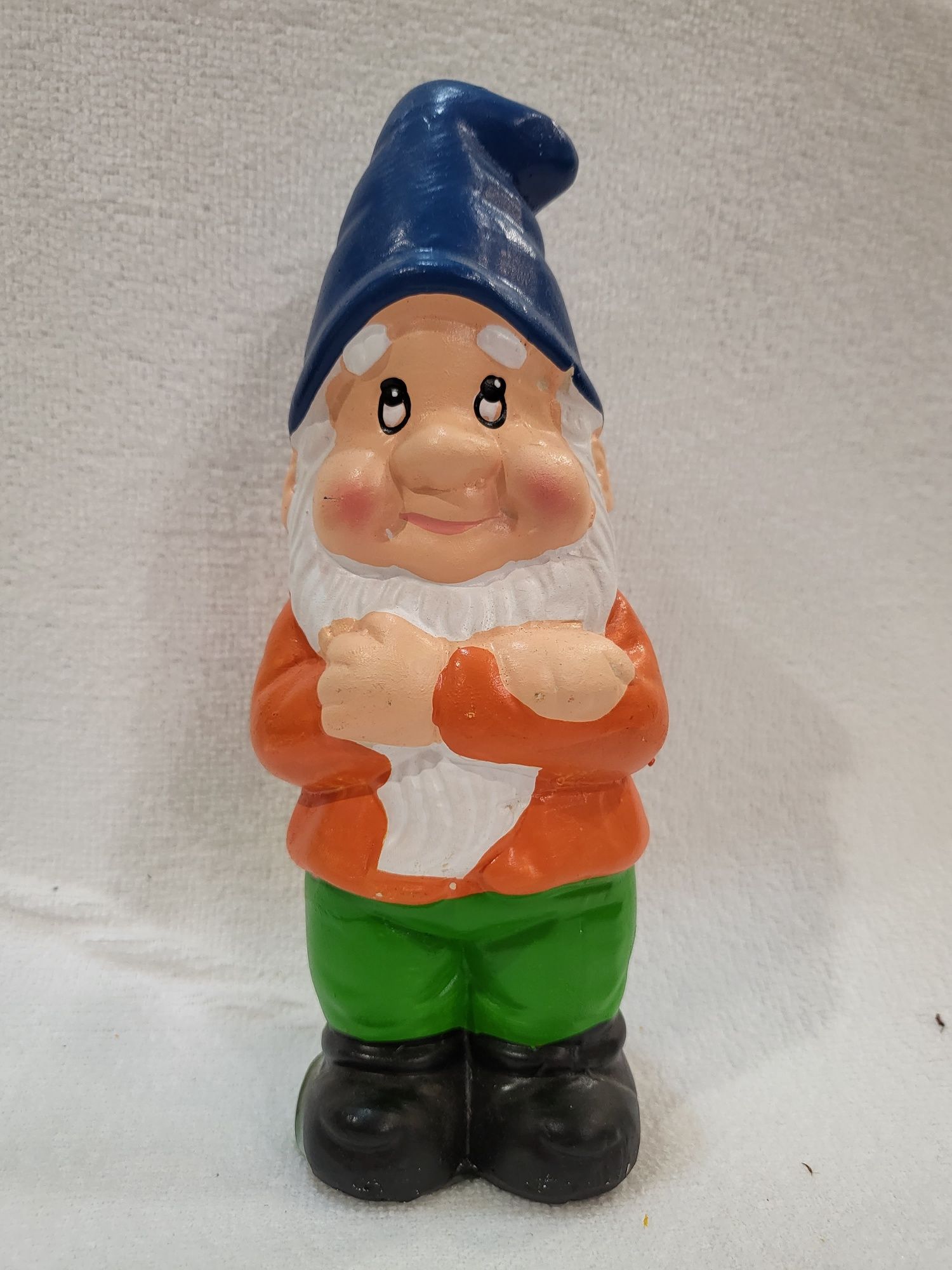 Krasnal Ogrodowy Ceramiczny o Wysokości 19cm - 4 Rodzaje