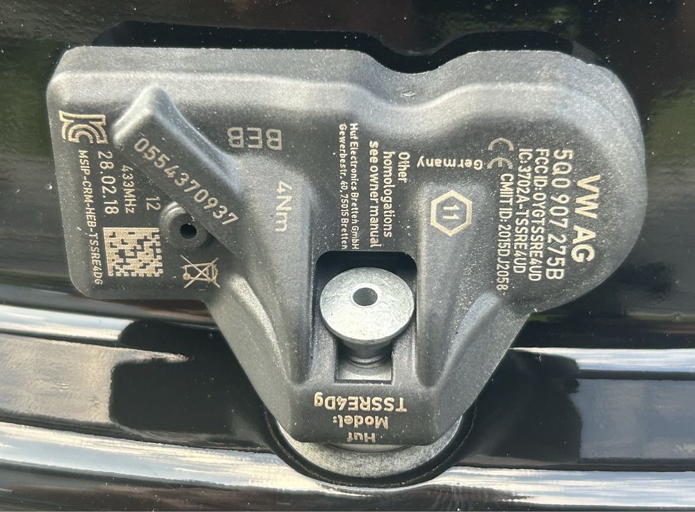Felgi Volkswagen 20" 5x112 9J et33 Tiguan Touareg Phaeton TPMS