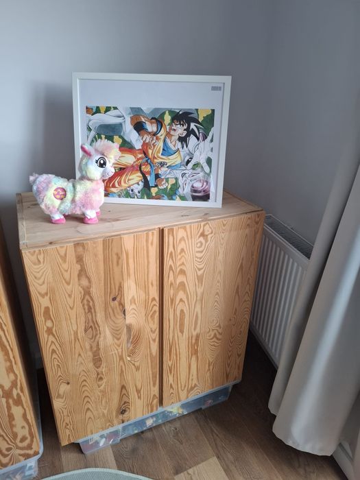 Ivar ikea sosnowa szafka komoda półka