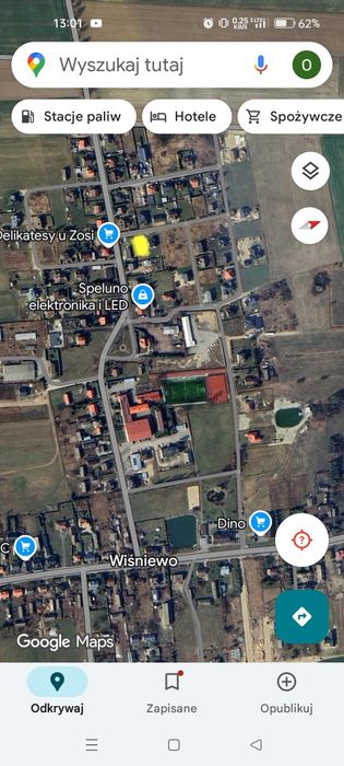 Działka budowlana we Wiśniewie. Świetna lokalizacja!!