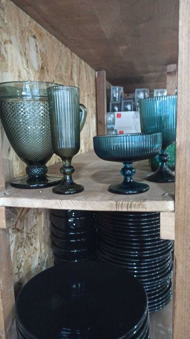 NOVO! Copos em Vidro Vintage Estilo e Elegância à Sua Mesa