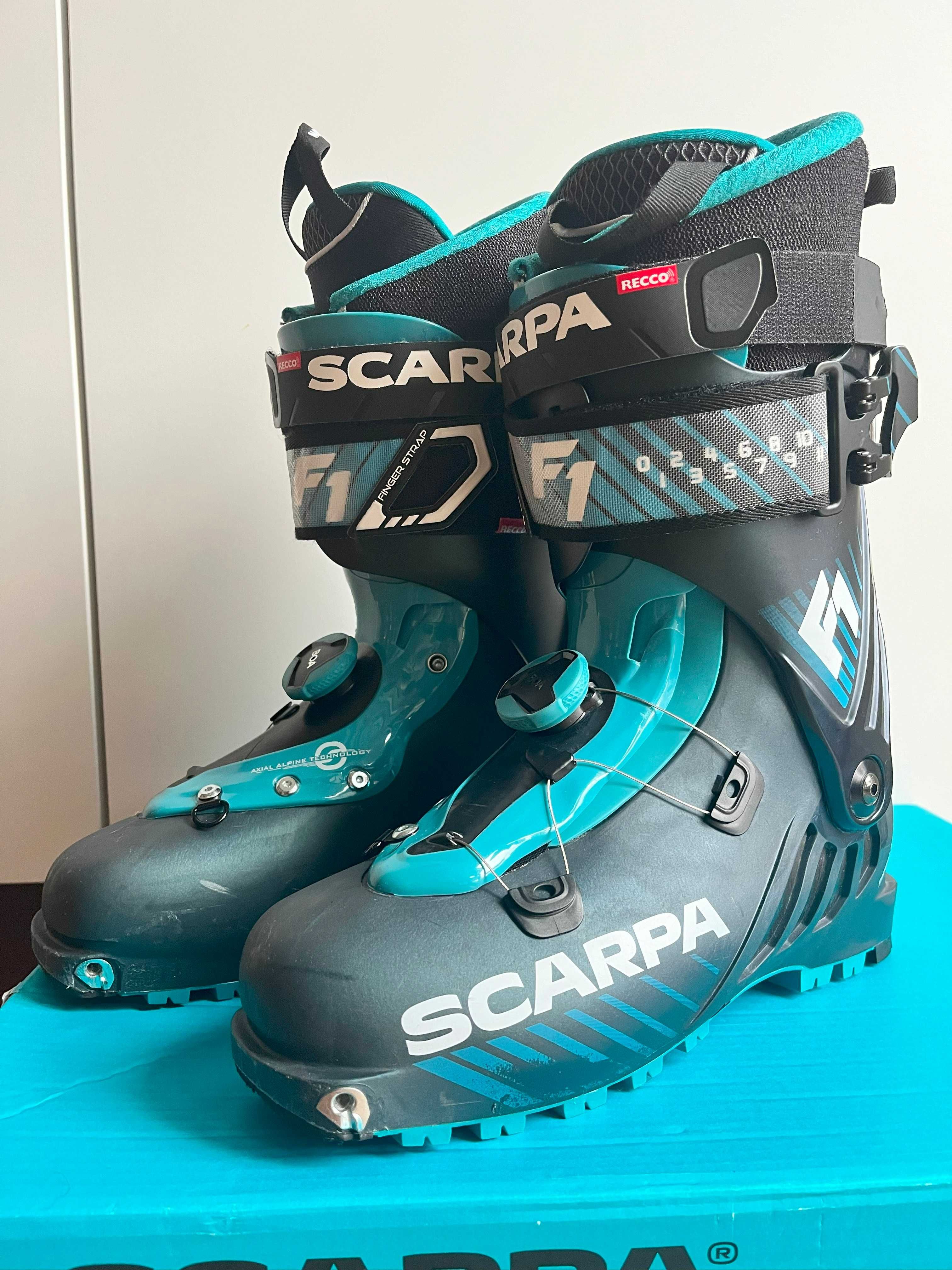 Buty skitourowe Scarpa F1 - anthracite/ottanio. Rozmiar 290