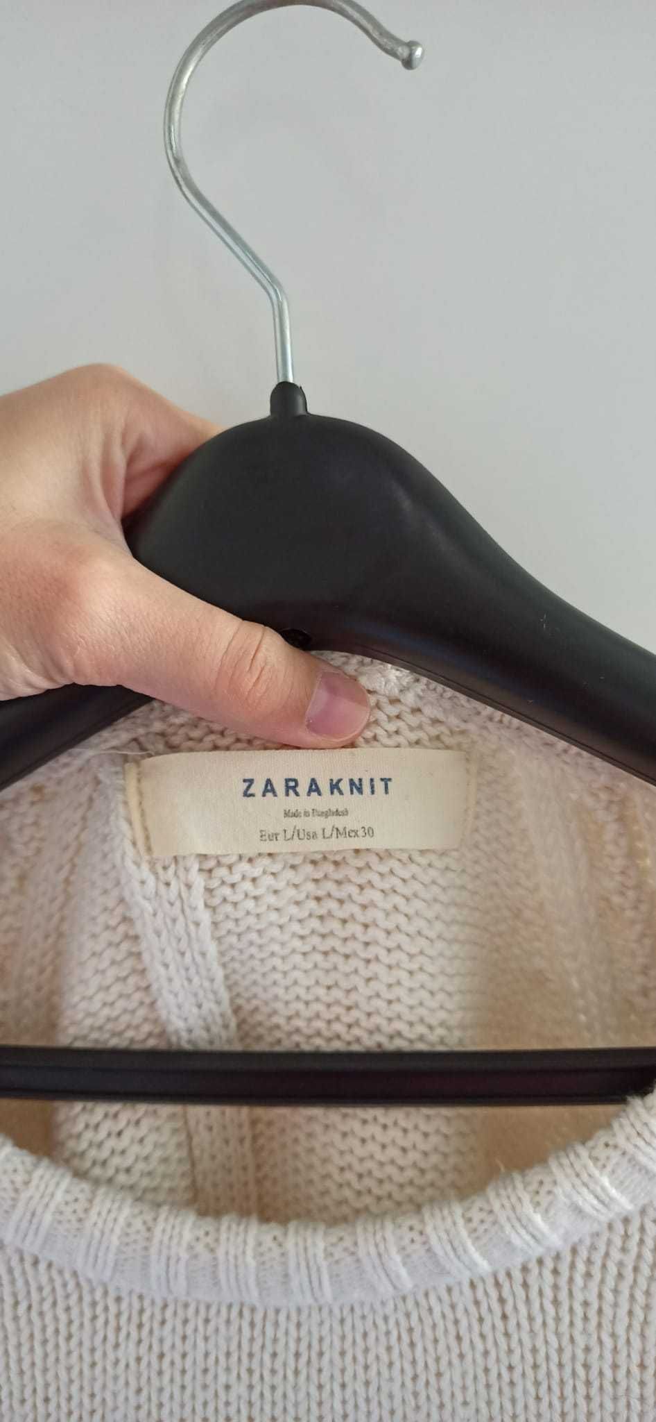 Camisola malha costas abertas - Zara
