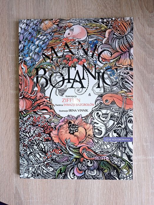 Książka do kolorowania Manic Botanic