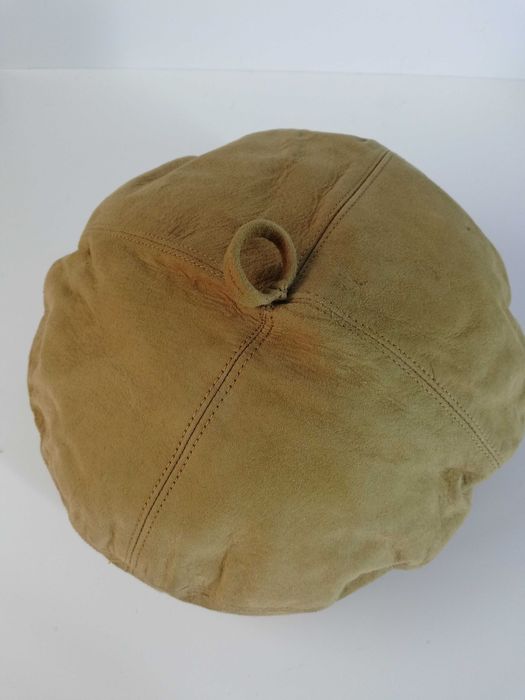 beret z irchy zamsz skóra naturalna