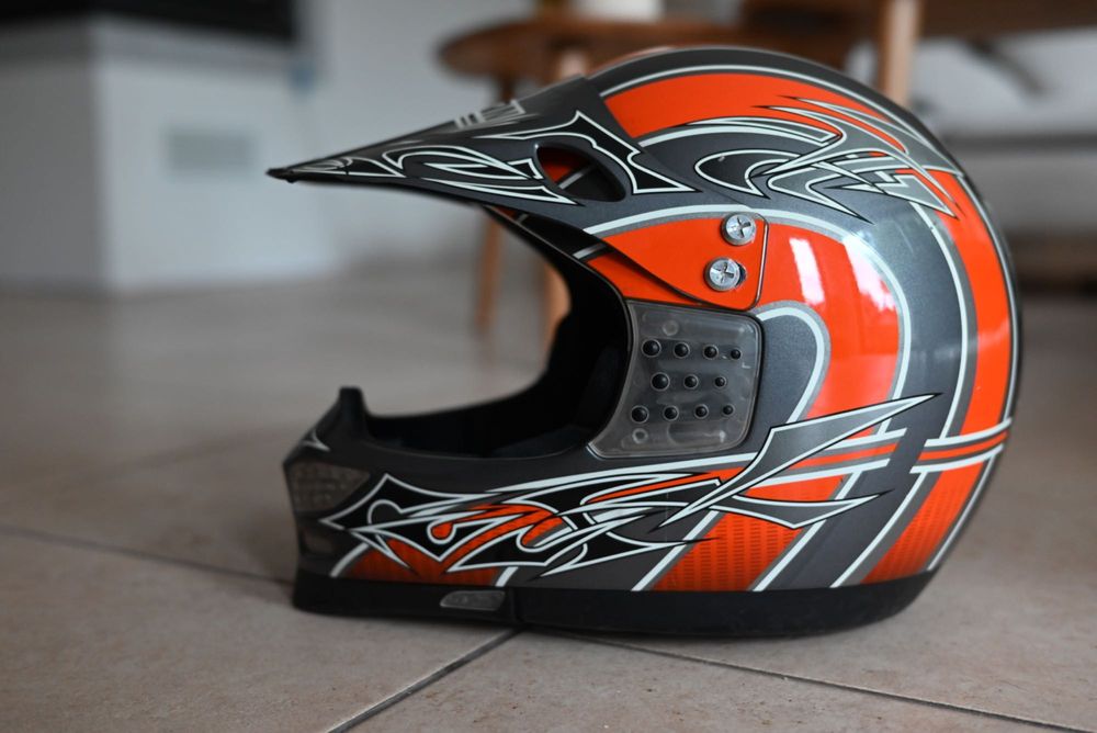 Okazja! Kask motocyklowy NOLAN karbonowy, carbon, M, lekki wytrzymały