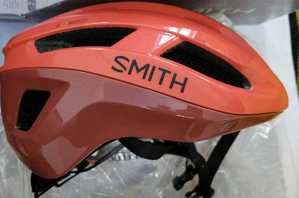 Велосипедний шолом Smith Persist MIPS + KOROYD, 55-59 см Poppy / Terra