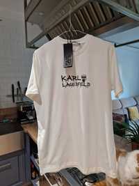 Biały t-shirt karl Lagerfeld rozmiar M