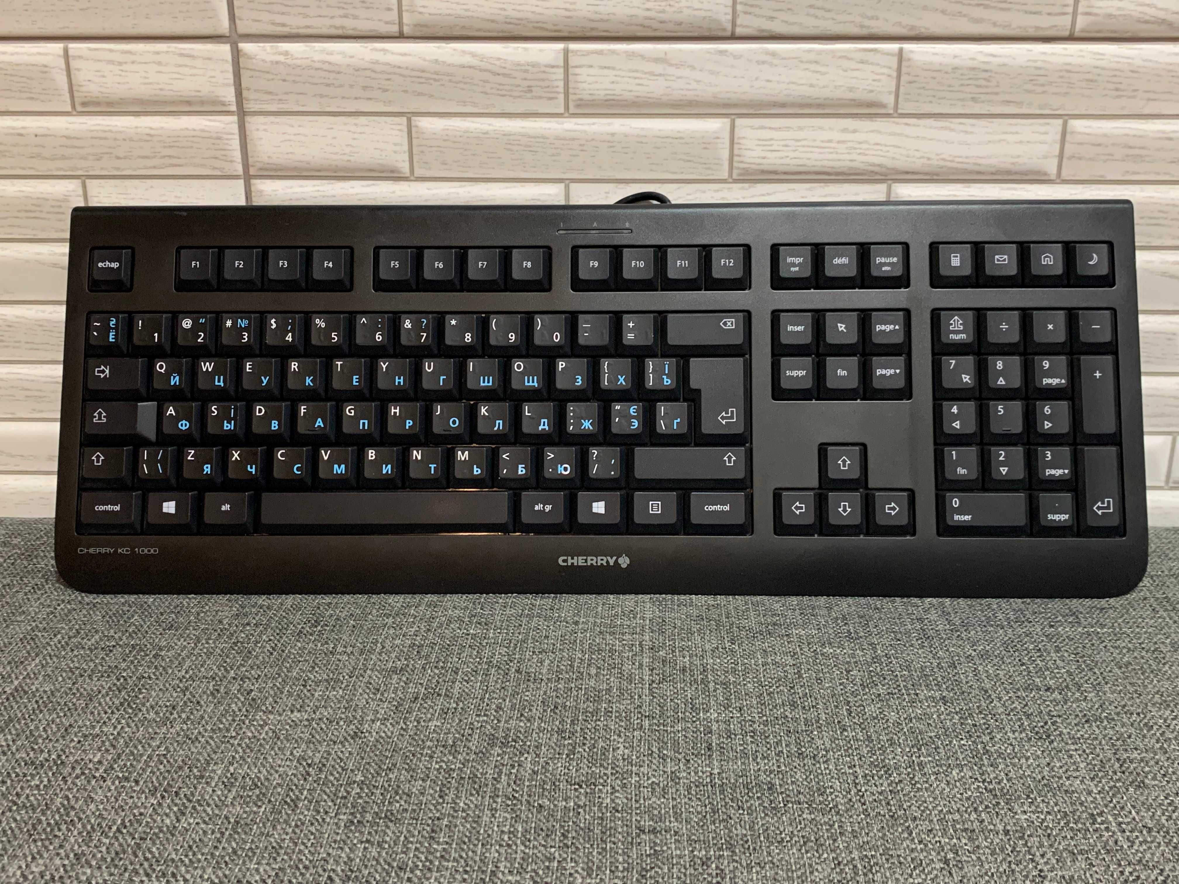 Клавиатура из Германии Cherry KC1000 Keyboard USB проводная