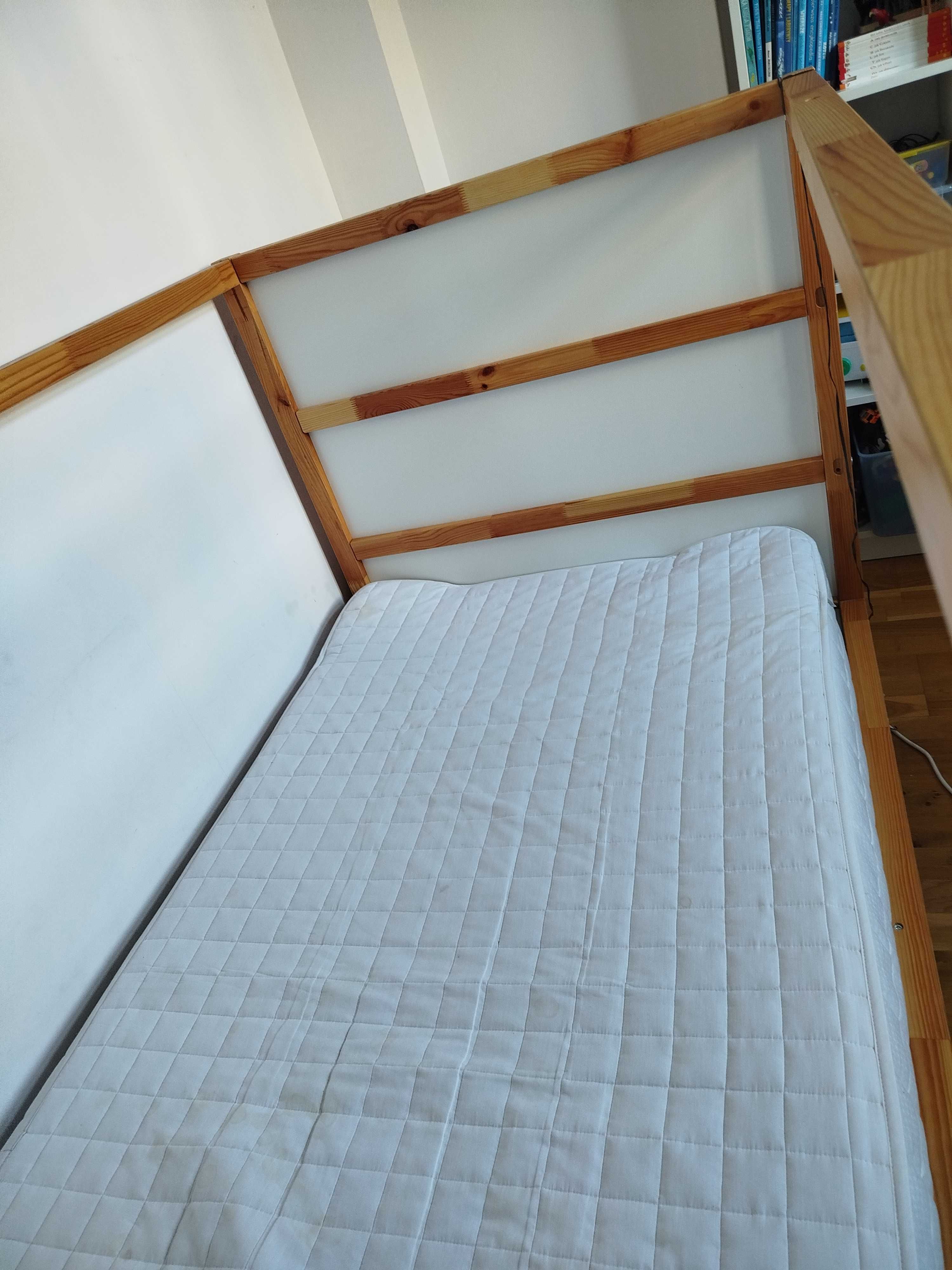 PILNE! Dwustronne łóżko dziecięce IKEA 90x200 + materac