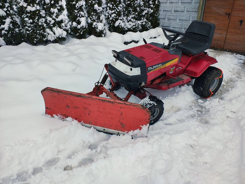 ##Kosiarka traktorek Murray z pługiem##