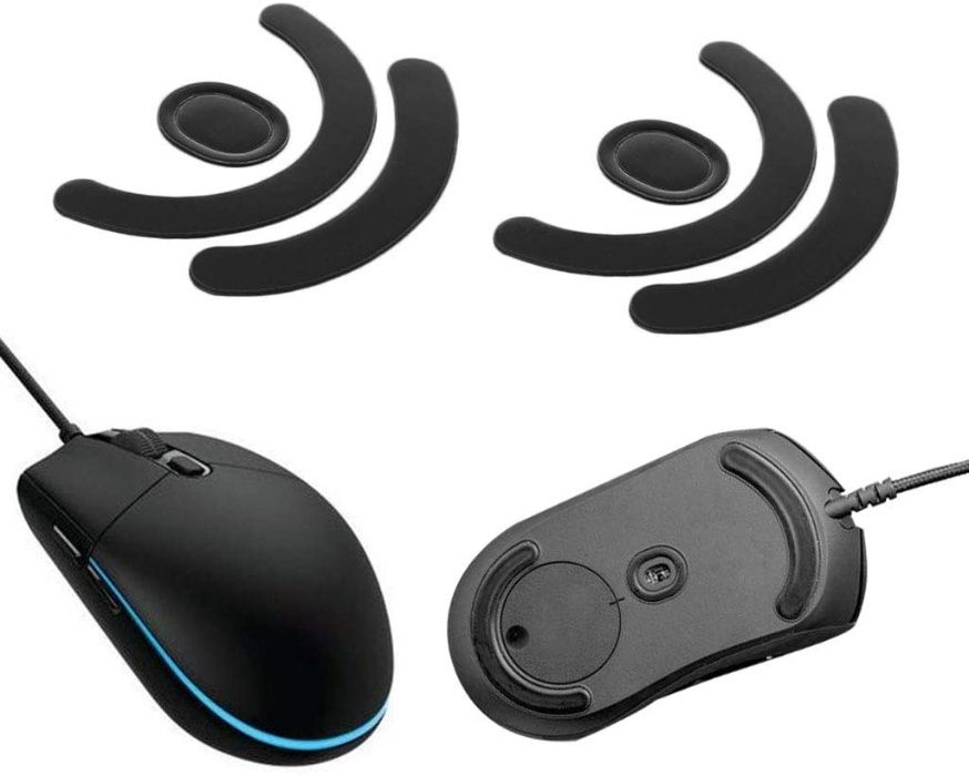 Patins de 0,6 mm de teflon para rato Logitech G403 de teflón