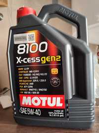 MOTUL 8100 sae 5W-40 X-Cess GEN2 5л