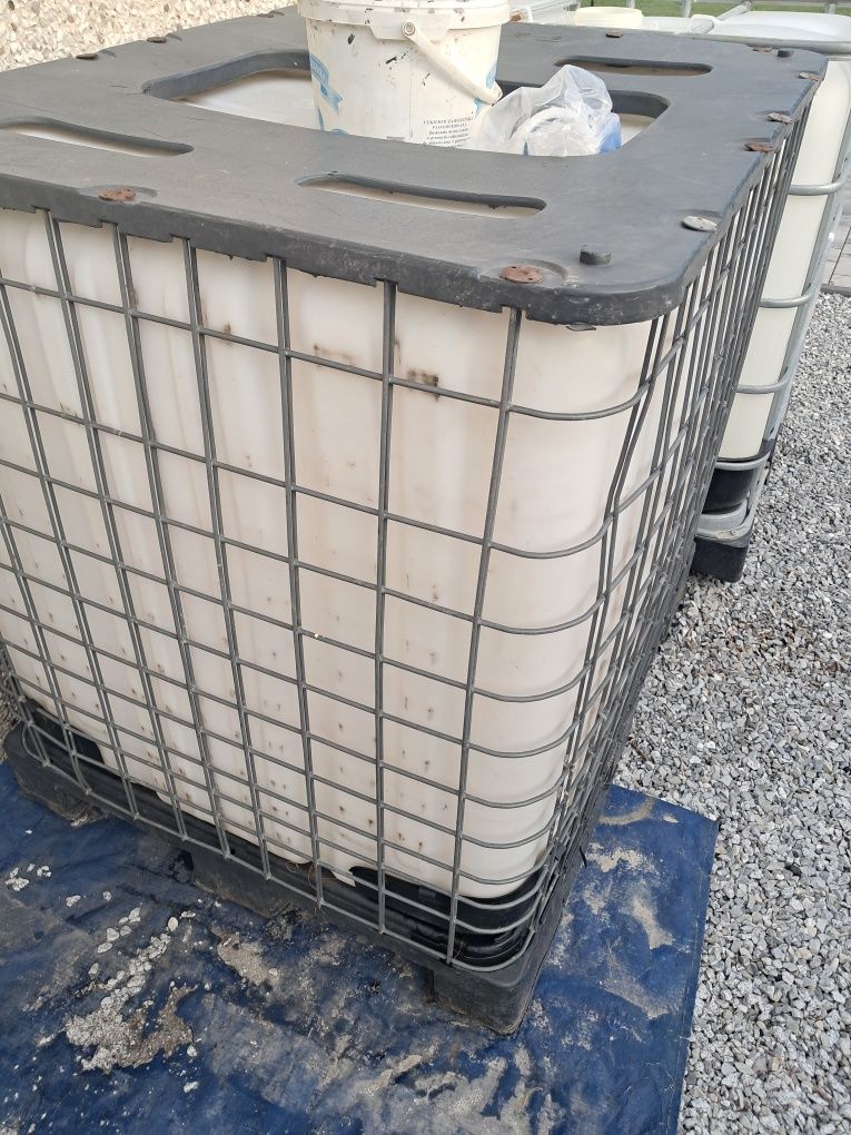 Mauzer 1000l zbiornik, czysty nowy zawor