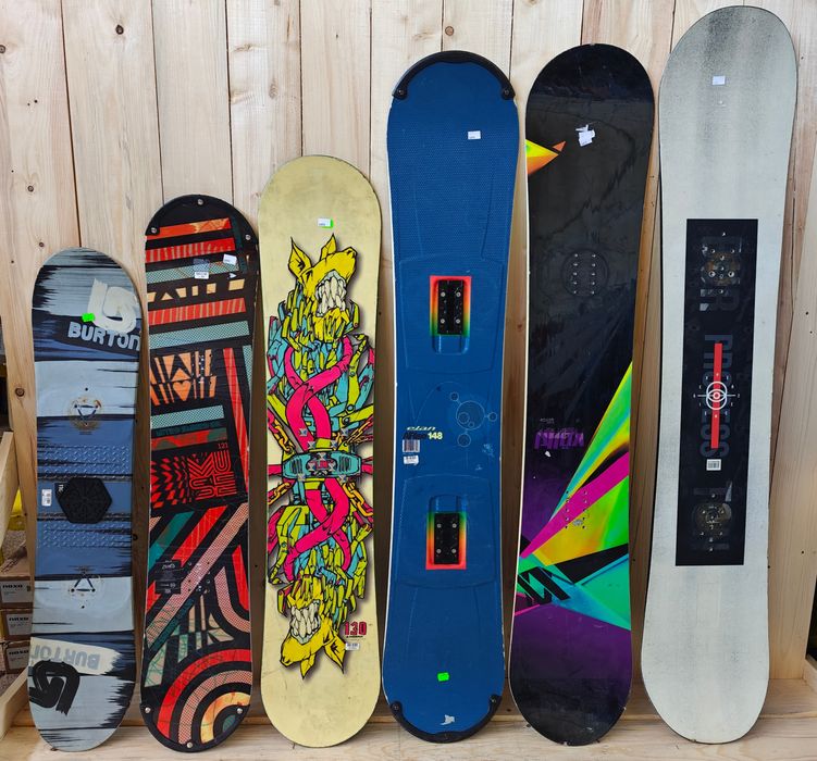 3 X Deski snowboardowe mix (260 zł/50€ netto) pakiet desek