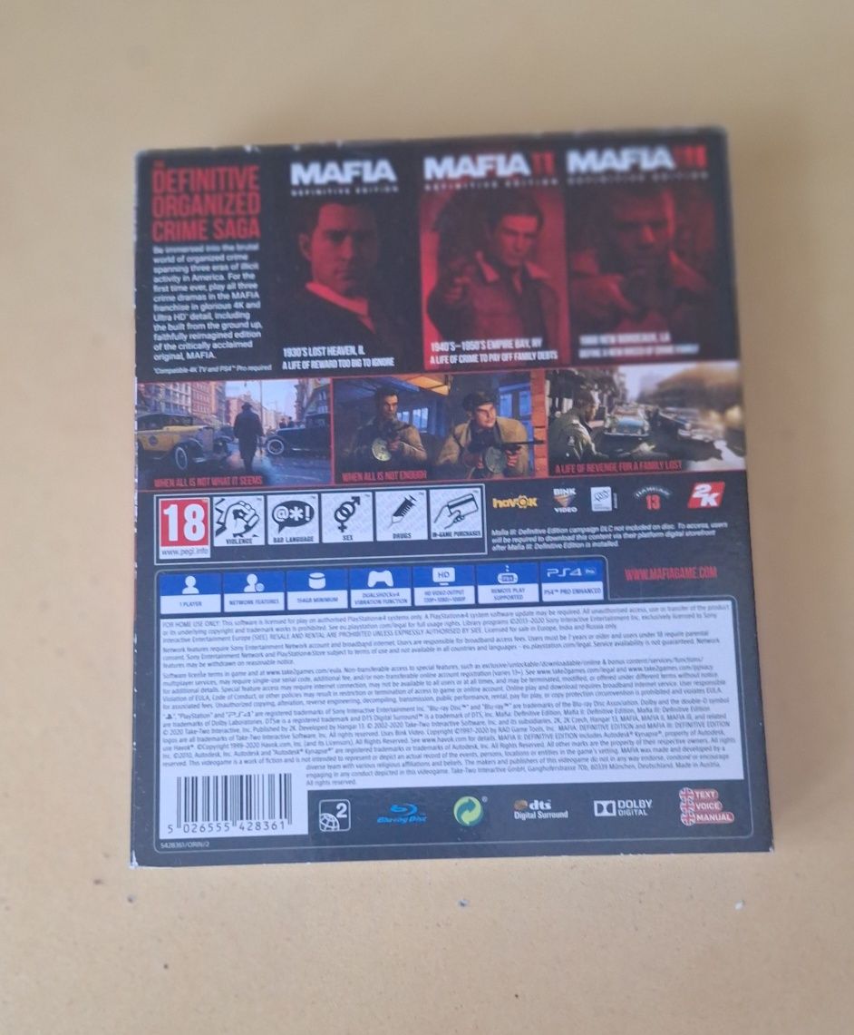 Диск Мафия Трилоджи едишн( 3 игры)