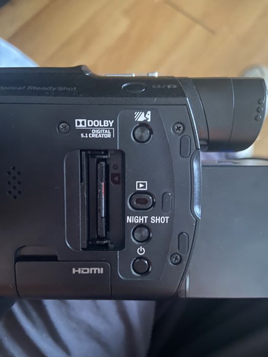 Camera Sony, 4K e cartao