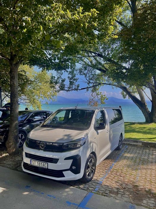 Wynajem busa Opel 9-osobowy–automat, Viniety, boks dachowy w zestawie