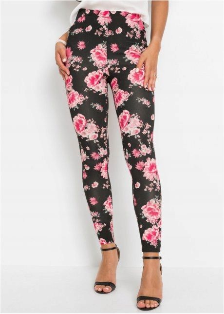 B.P.C legginsy w kwiaty r.32/34