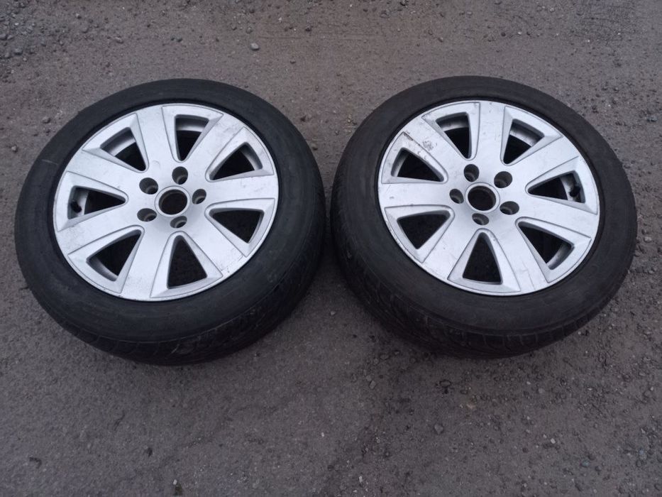 Продам резину 205/55R16 вместе с дисками (112/5)